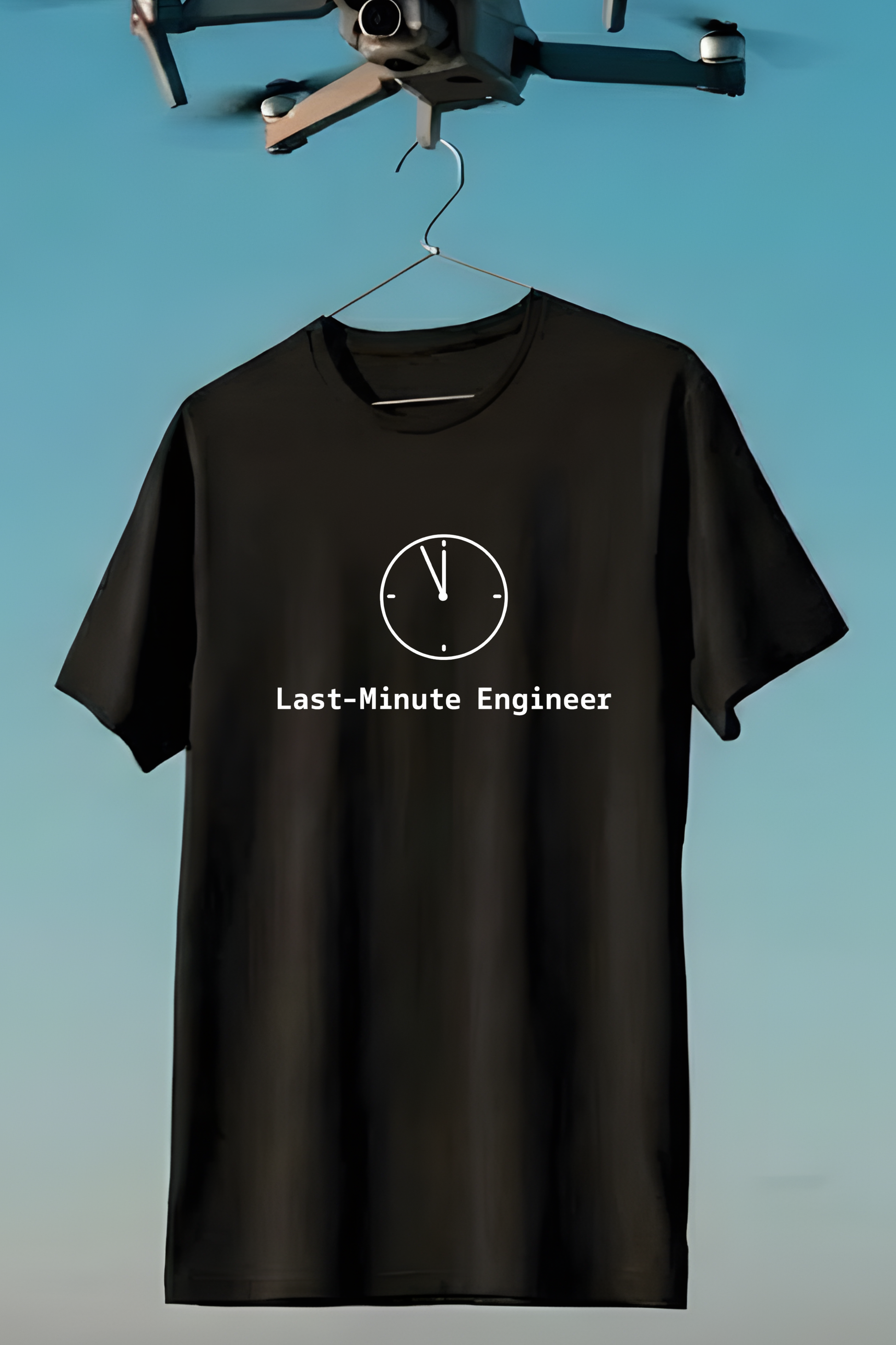 Last‑Minute Engineer T‑Shirt| Funny Engineering Tee - Size Chart and Fit Guide
