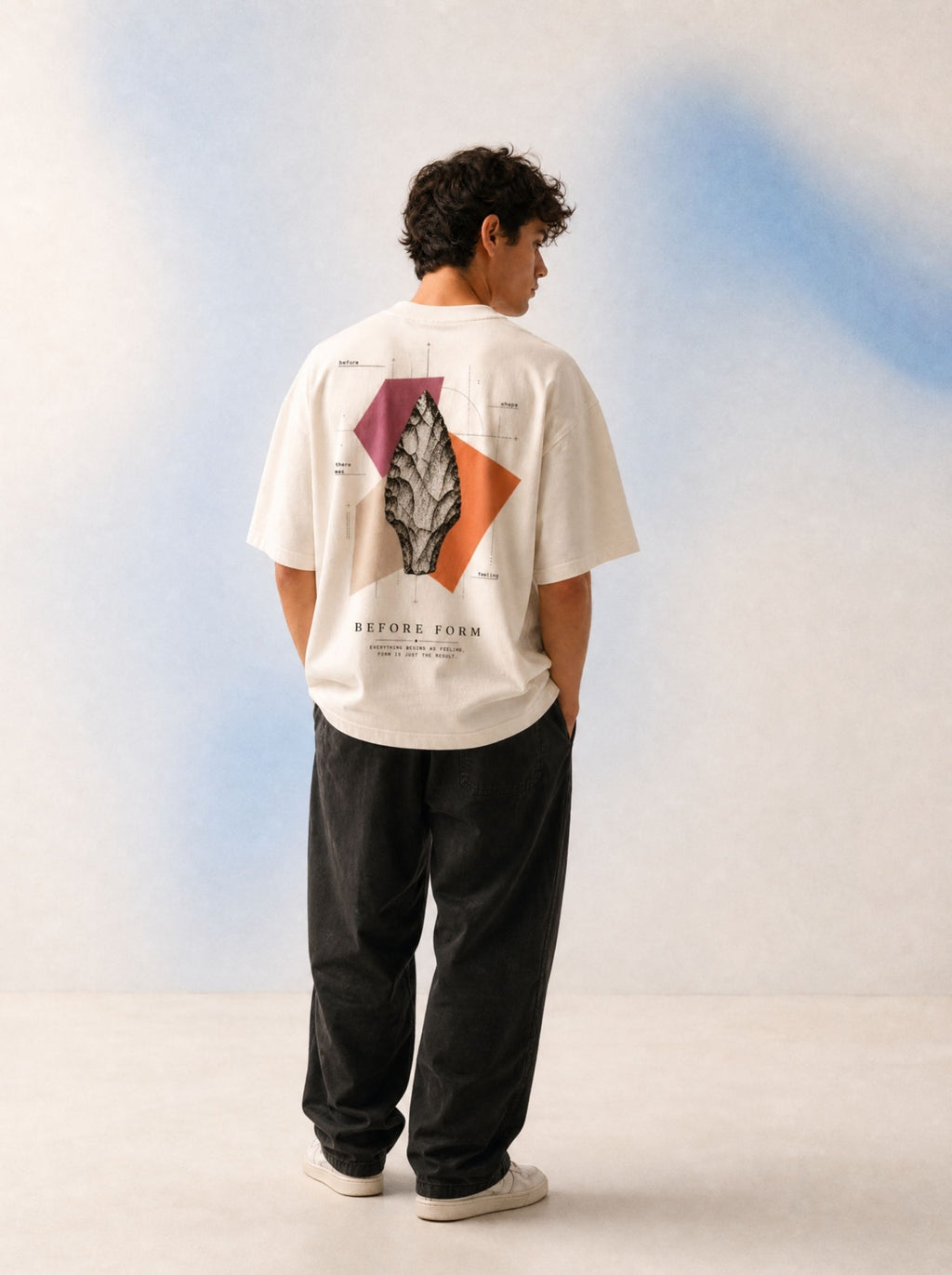 Before Form — Oversized Art Tee | Unisex