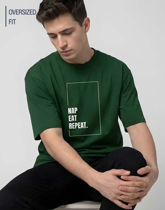 Minimalist Quote T-Shirt – Nap Eat Repeat