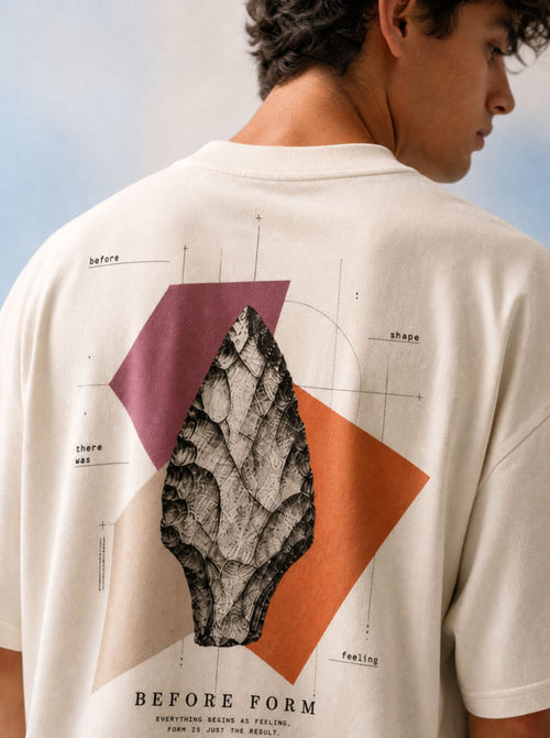 Before Form — Oversized Art Tee | Unisex