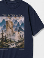 The Long Way — Oversized Art Tee | Unisex