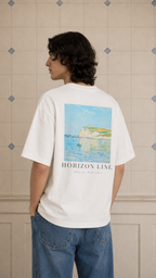 Horizon Line — Oversized Tee | Unisex