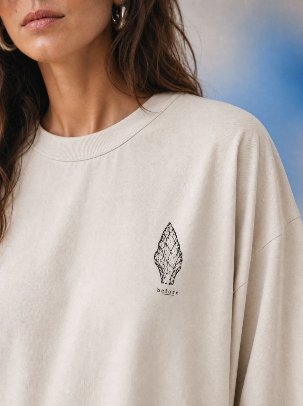 Before Form — Oversized Art Tee | Unisex