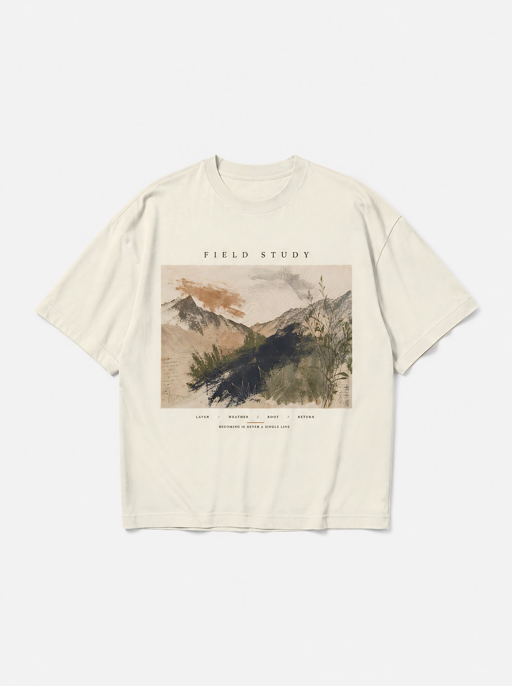 Field Study — Oversized Art Tee | Unisex