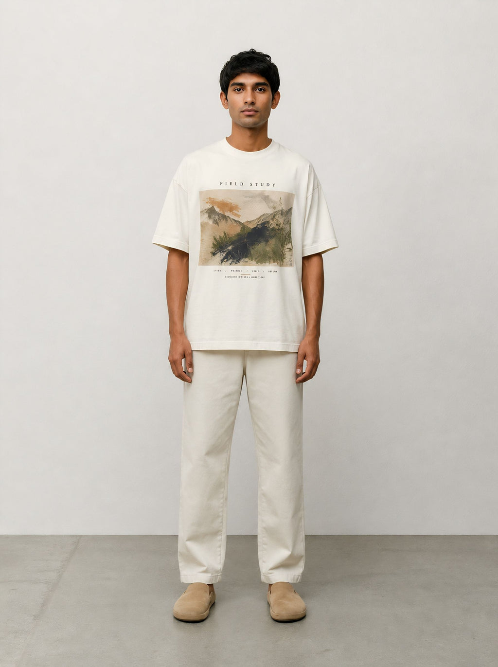 Field Study — Oversized Art Tee | Unisex