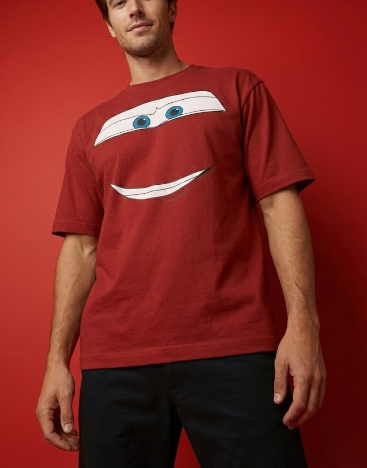 Lightning McQueen Unisex Oversized Classic T-Shirt