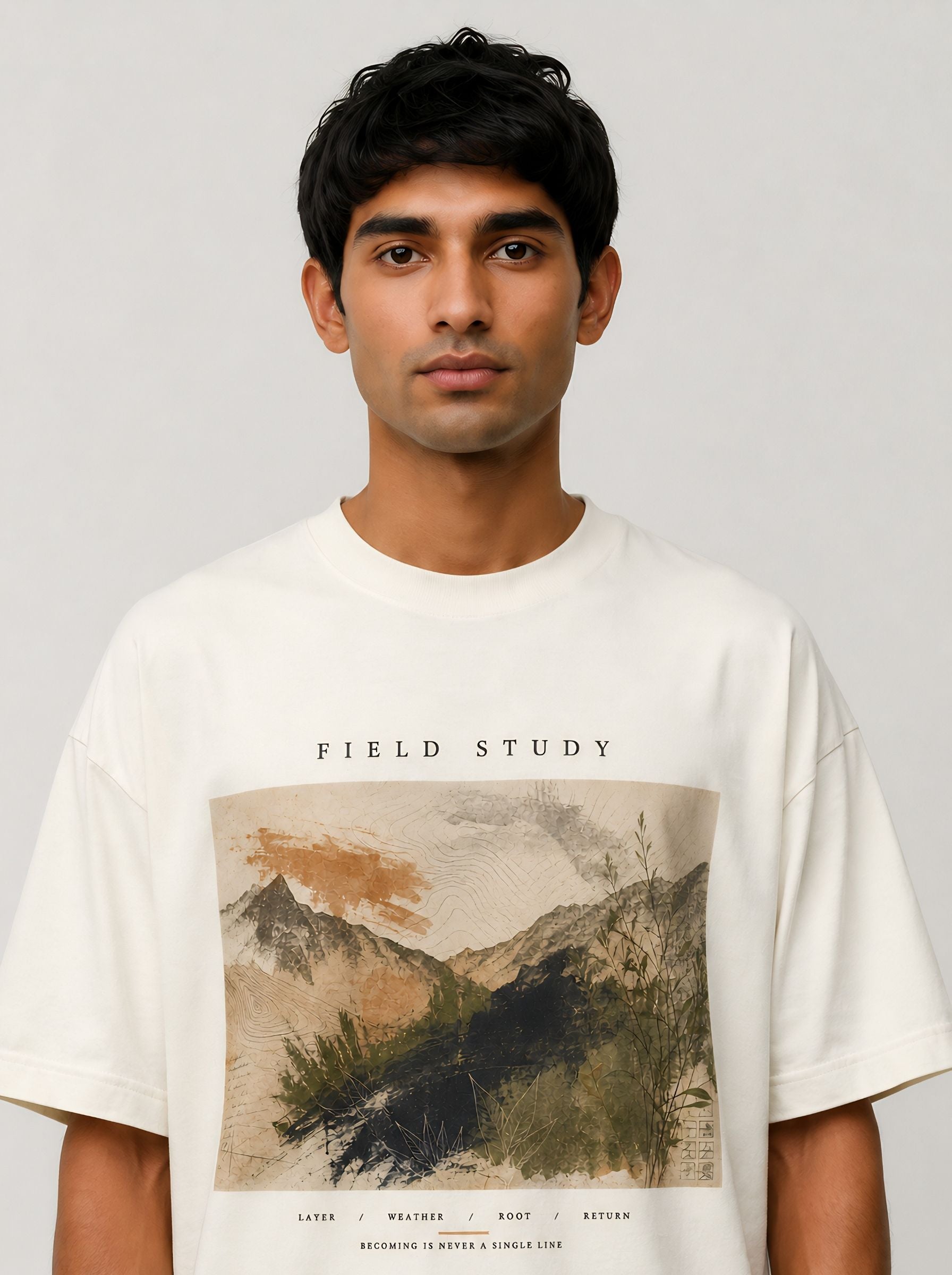 Field Study — Oversized Art Tee | Unisex