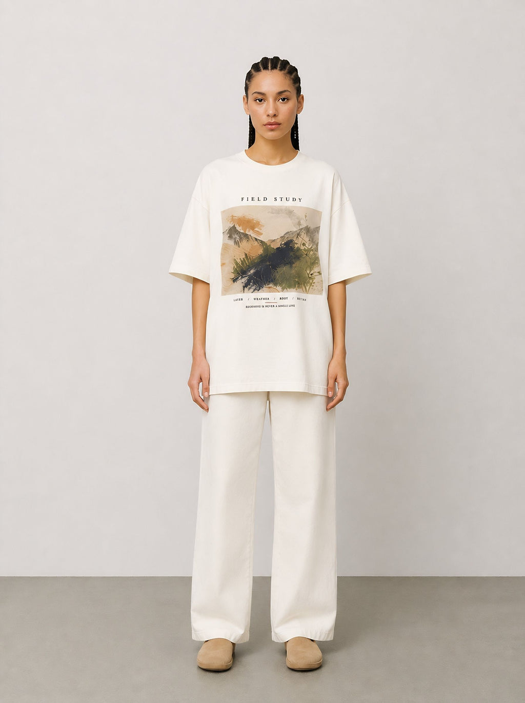 Field Study — Oversized Art Tee | Unisex
