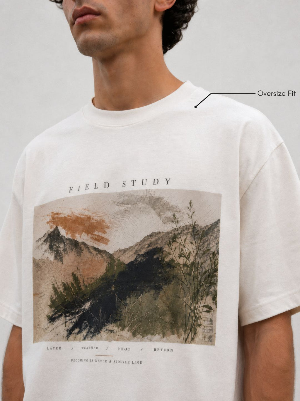 Field Study — Oversized Tee | Unisex