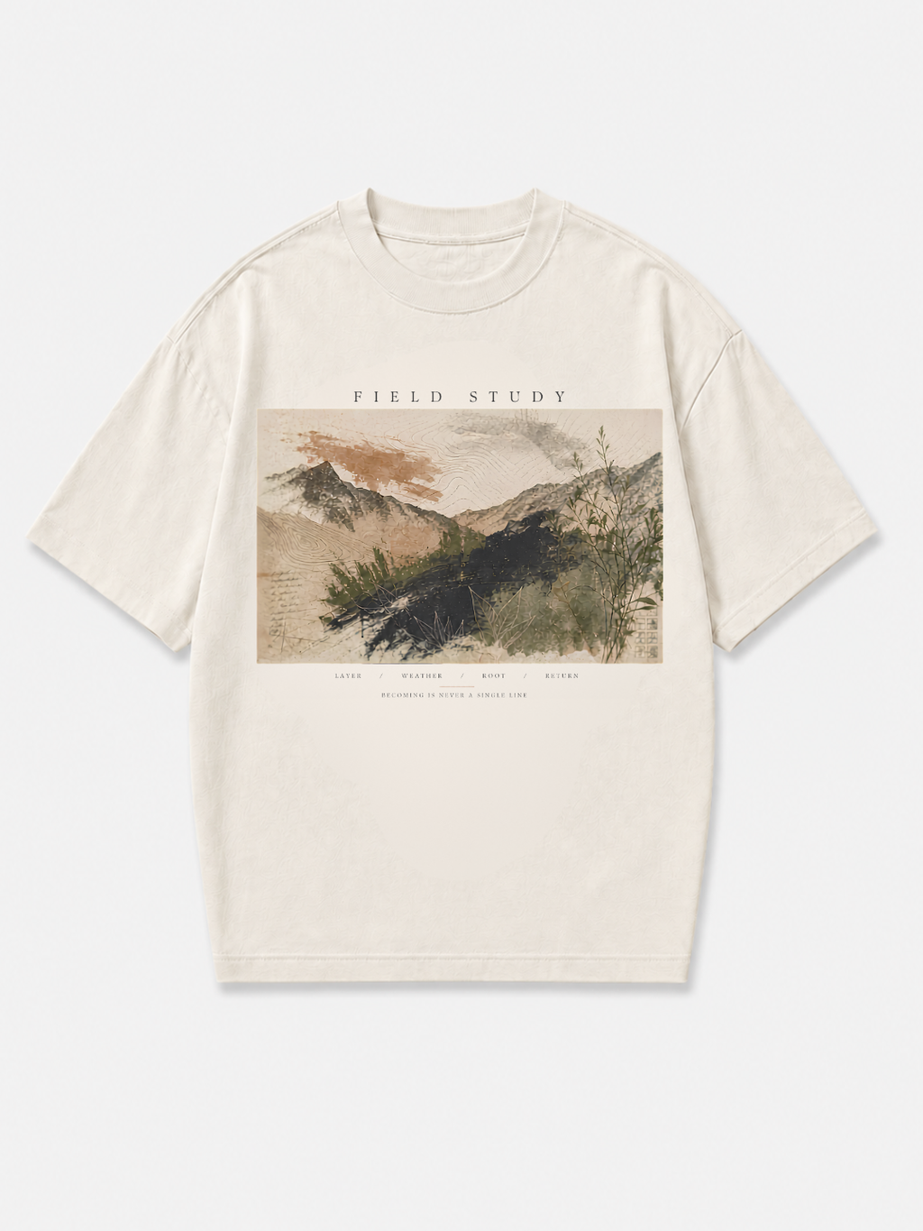 Field Study — Oversized Tee | Unisex