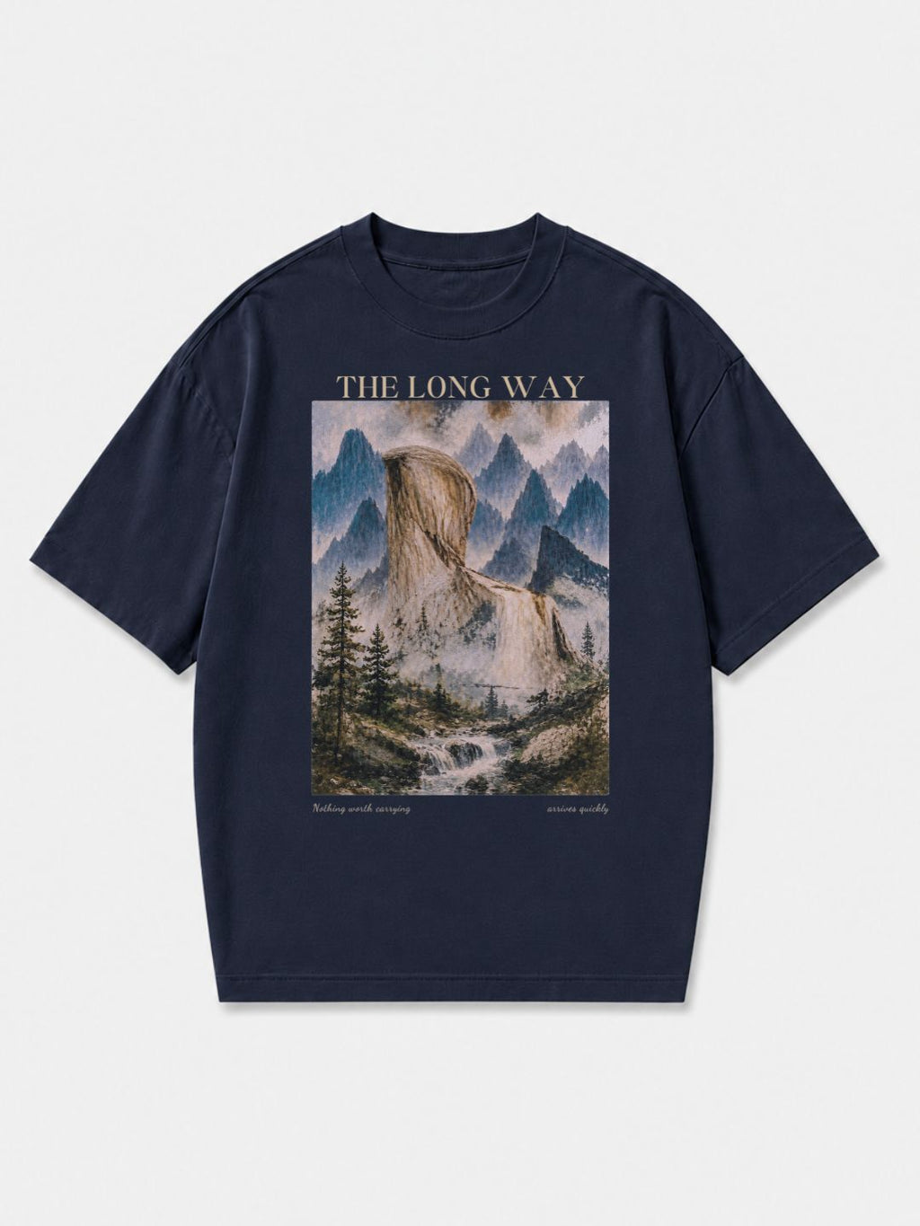 The Long Way — Oversized Tee | Unisex