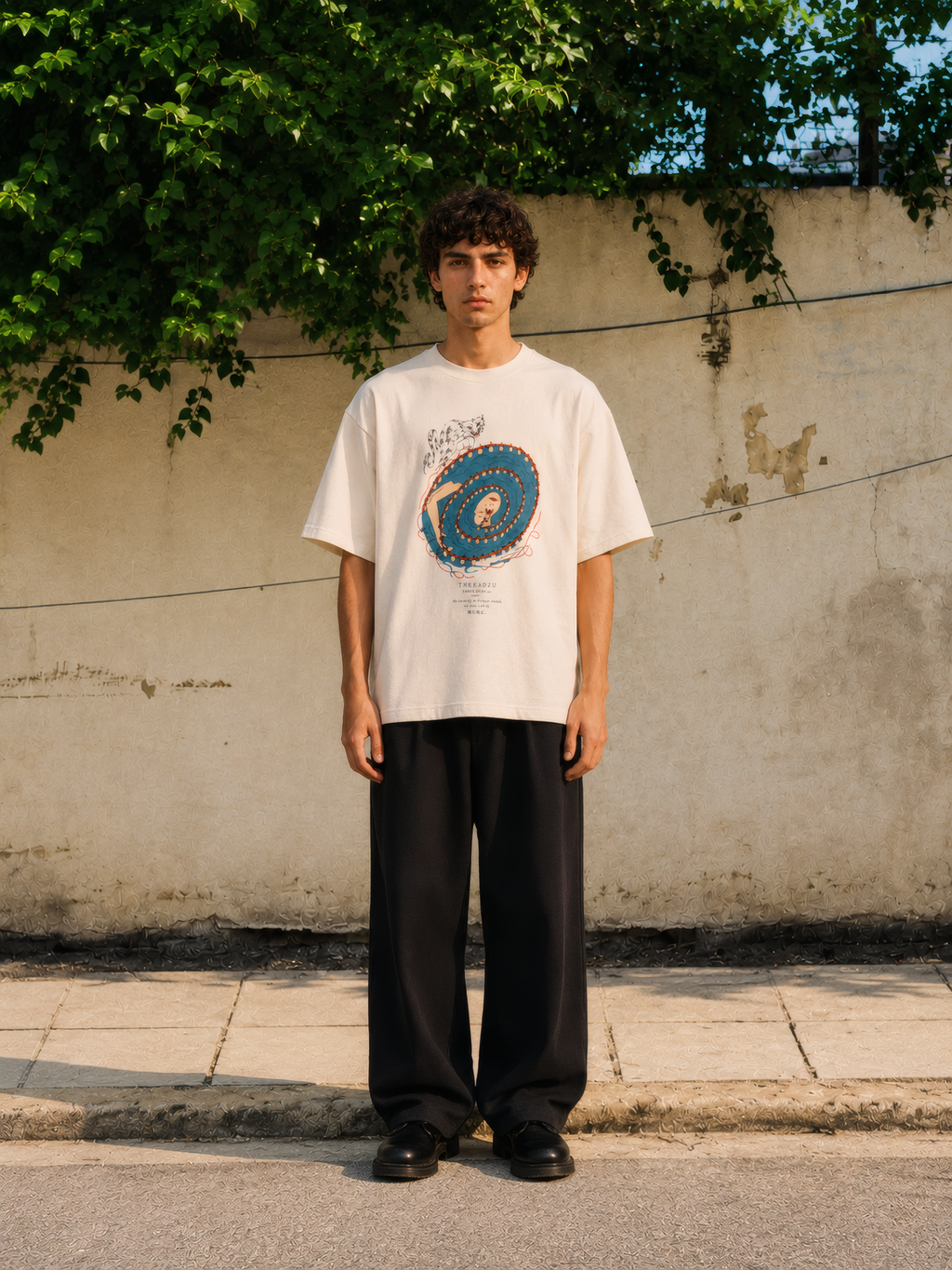Vortex — Oversized Art Tee | Unisex