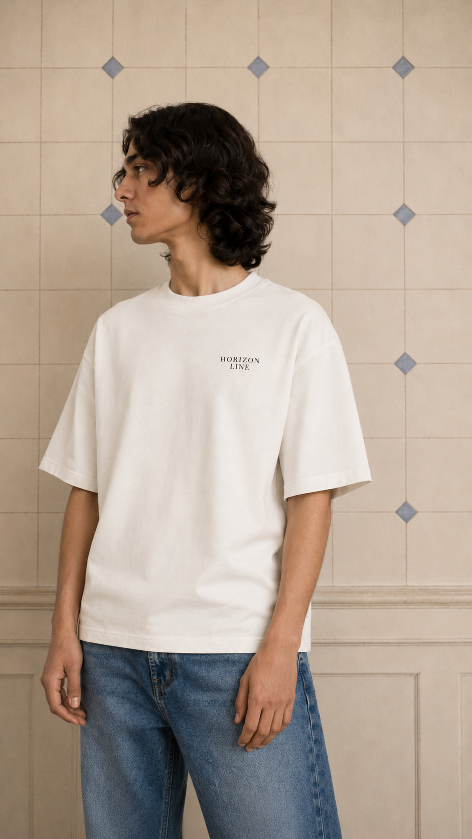 Horizon Line — Oversized Tee | Unisex
