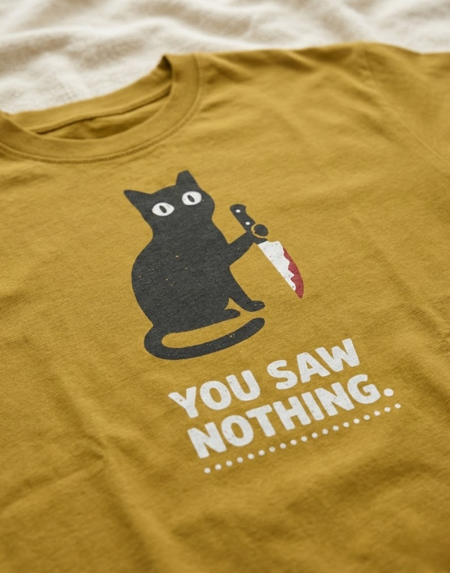 You Saw Nothing Cat Tee