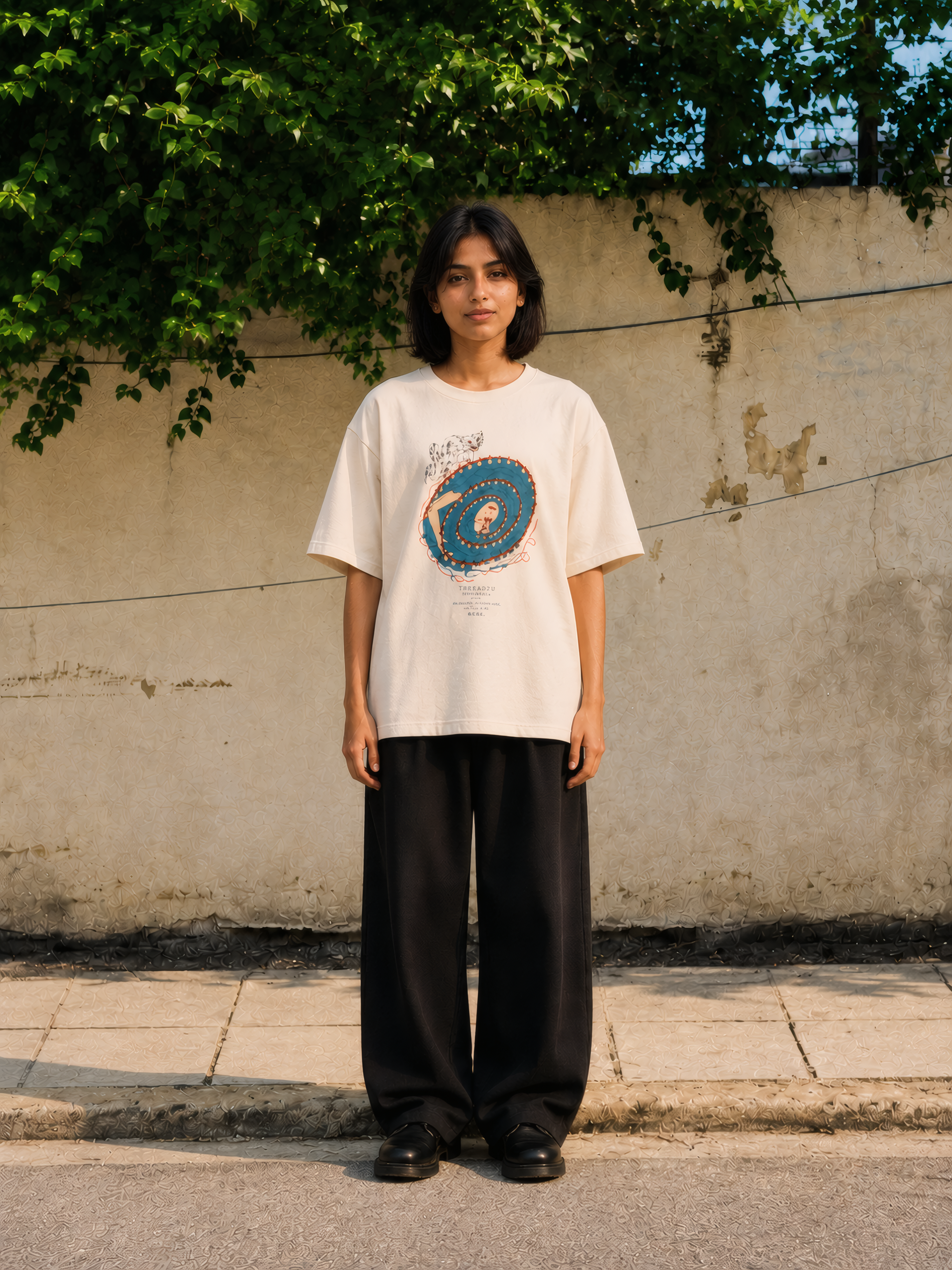 Vortex — Oversized Art Tee | Unisex