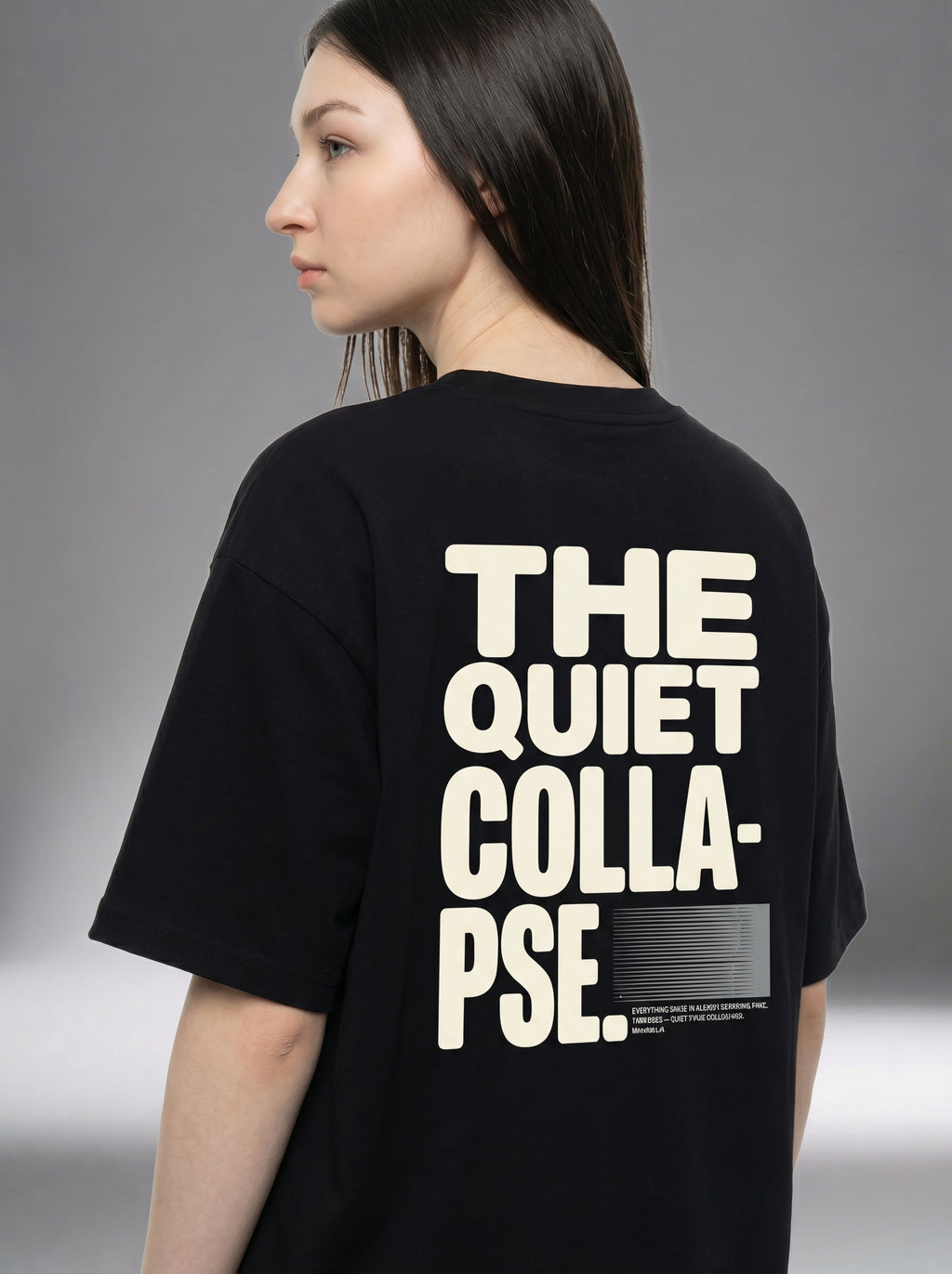 Collapse Into It — Oversized Art Tee | Unisex