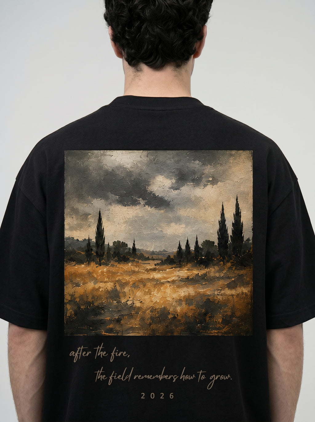 After the Fire — Oversized Art Tee | Unisex