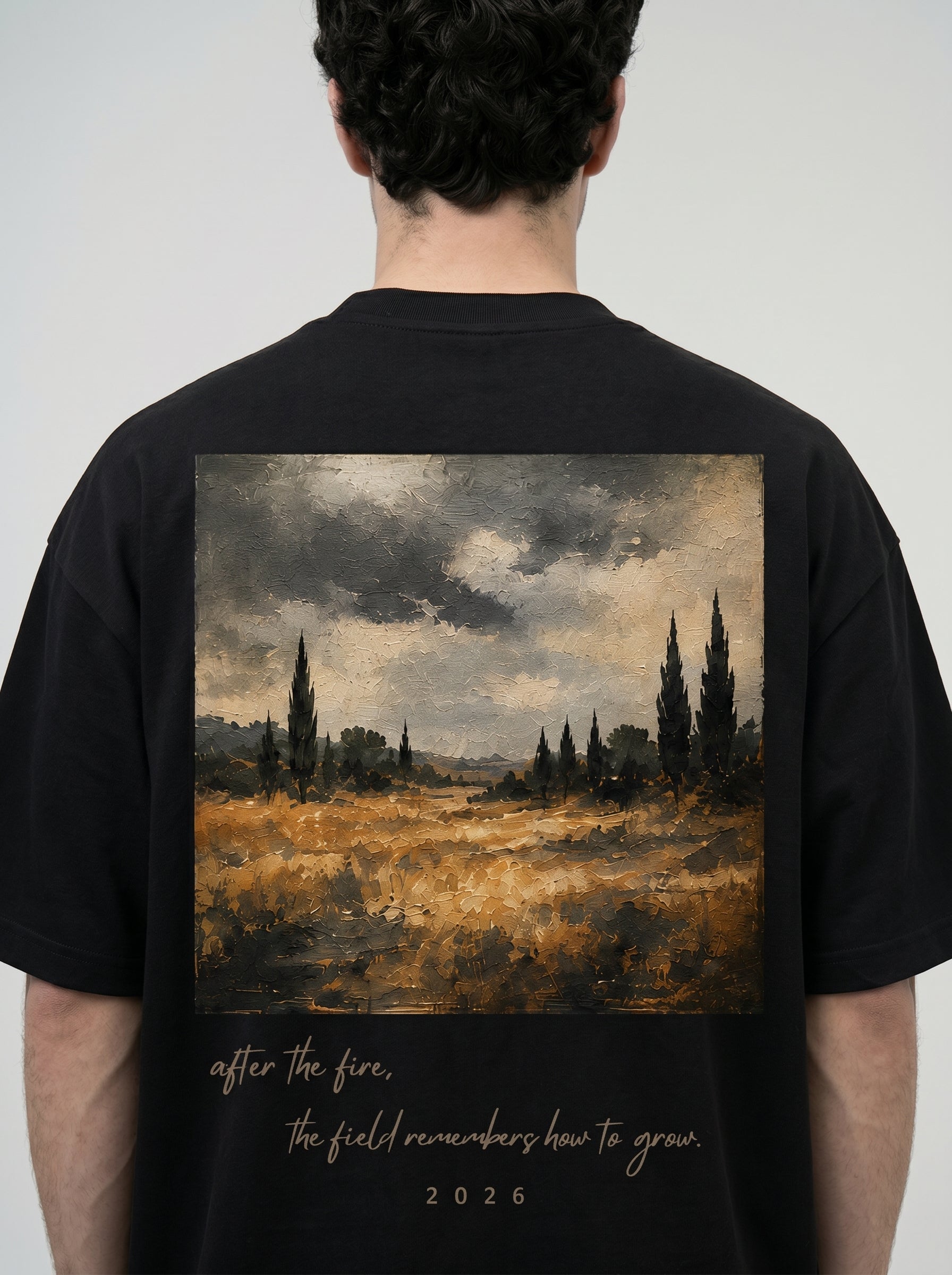 After the Fire — Oversized Art Tee | Unisex