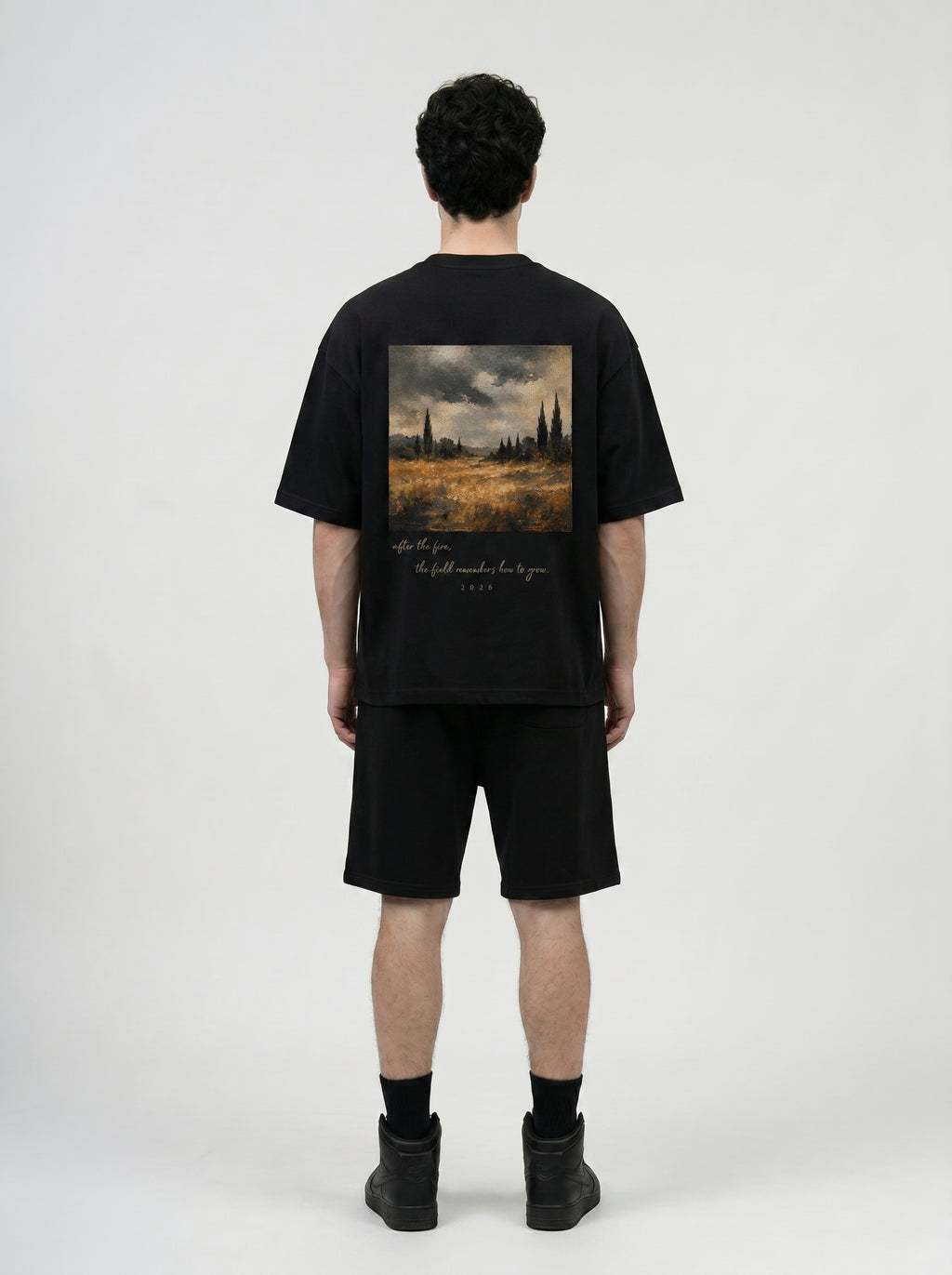 After the Fire — Oversized Art Tee | Unisex