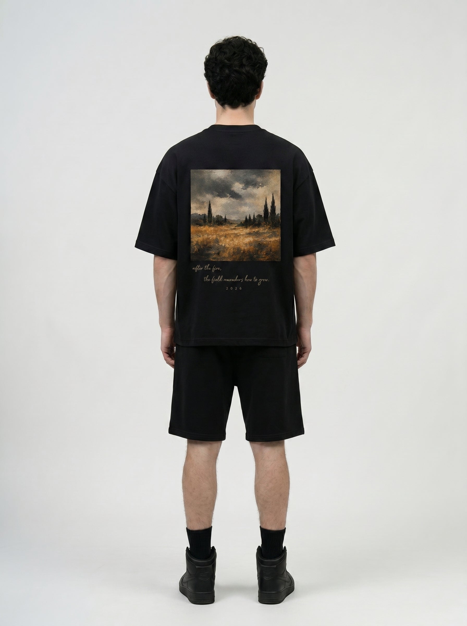 After the Fire — Oversized Art Tee | Unisex