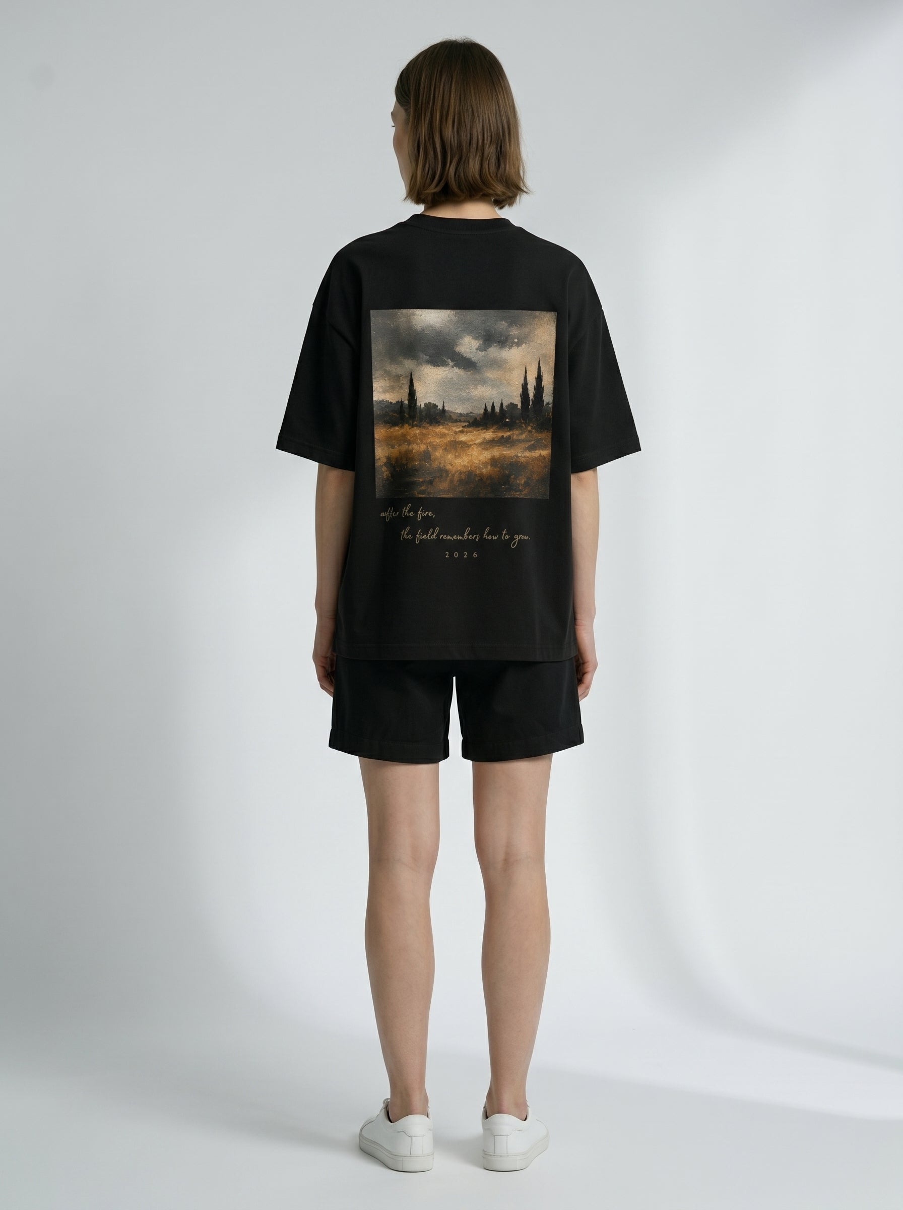After the Fire — Oversized Art Tee | Unisex