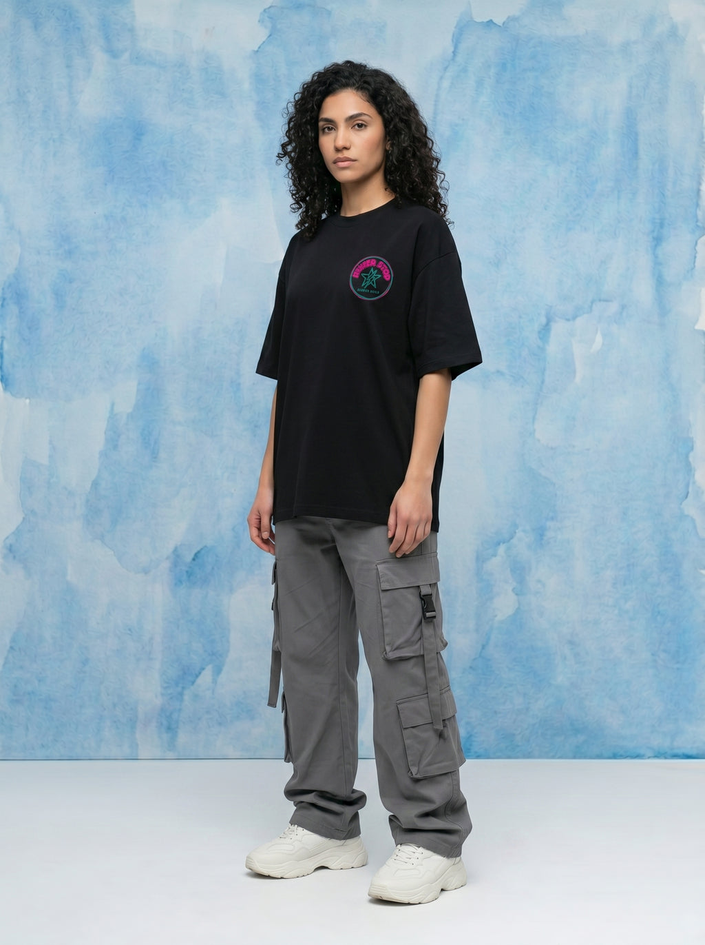 Never Break Just Build — Oversized Art Tee | Unisex