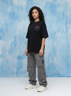 Never Break Just Build — Oversized Art Tee | Unisex