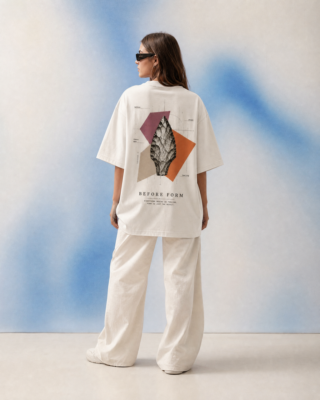 Before Form — Oversized Art Tee | Unisex