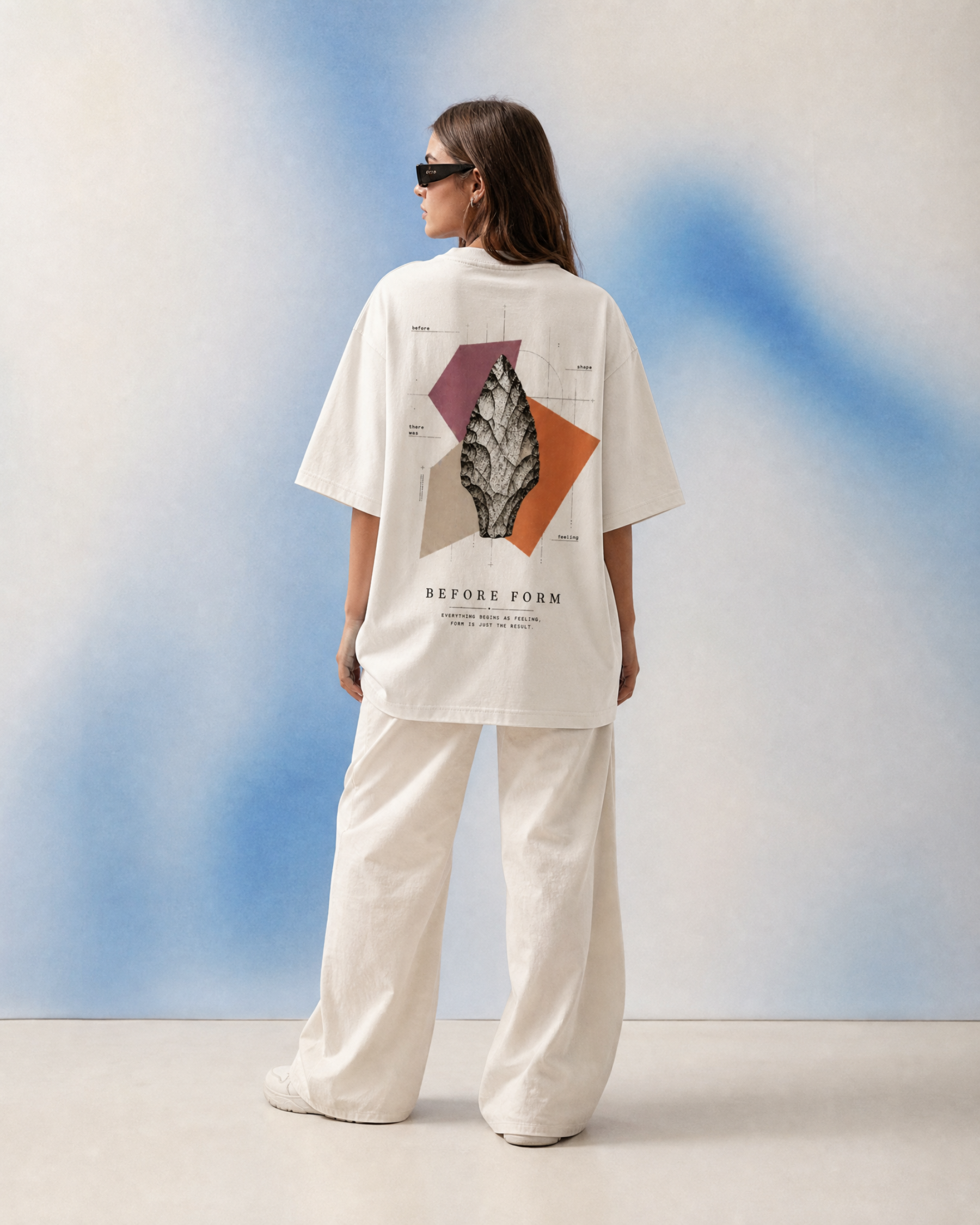 Before Form — Oversized Art Tee | Unisex