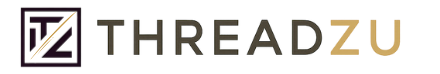 Threadzu logo on a white background