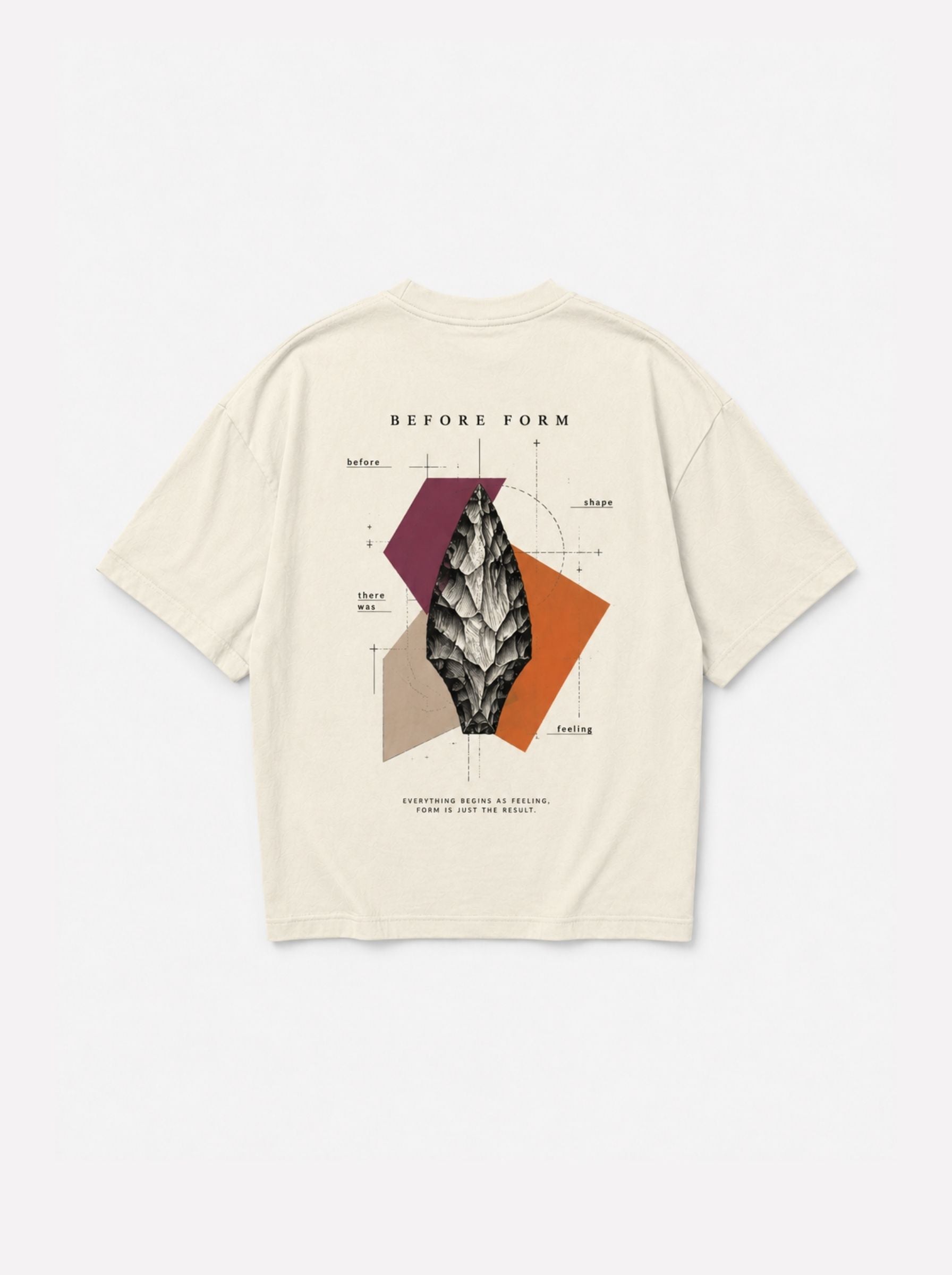 Before Form — Oversized Art Tee | Unisex