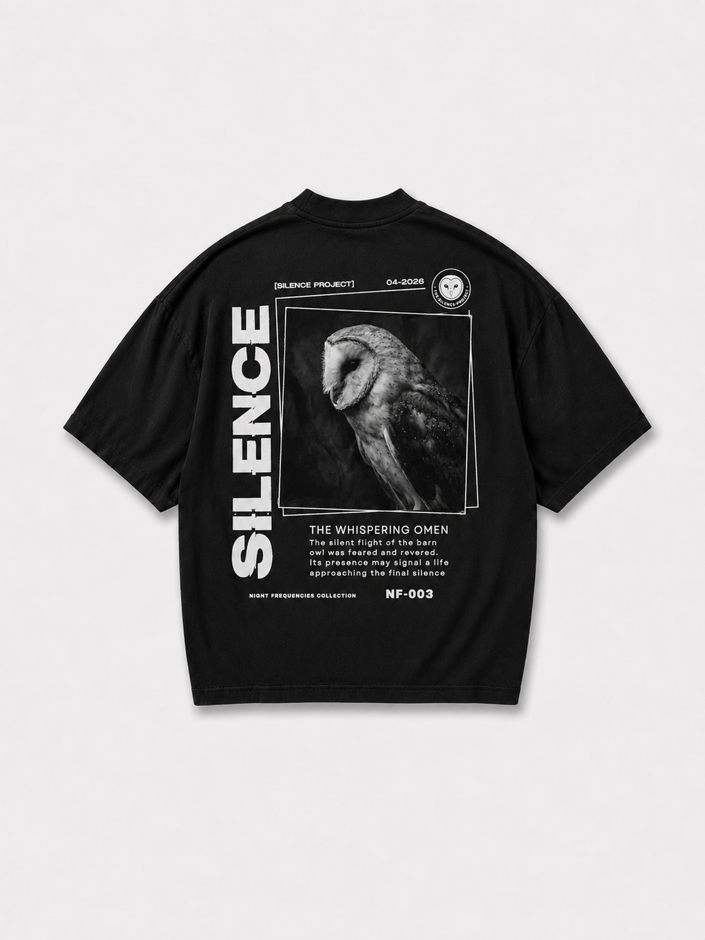 Silence Art — Oversized Art Tee | Unisex