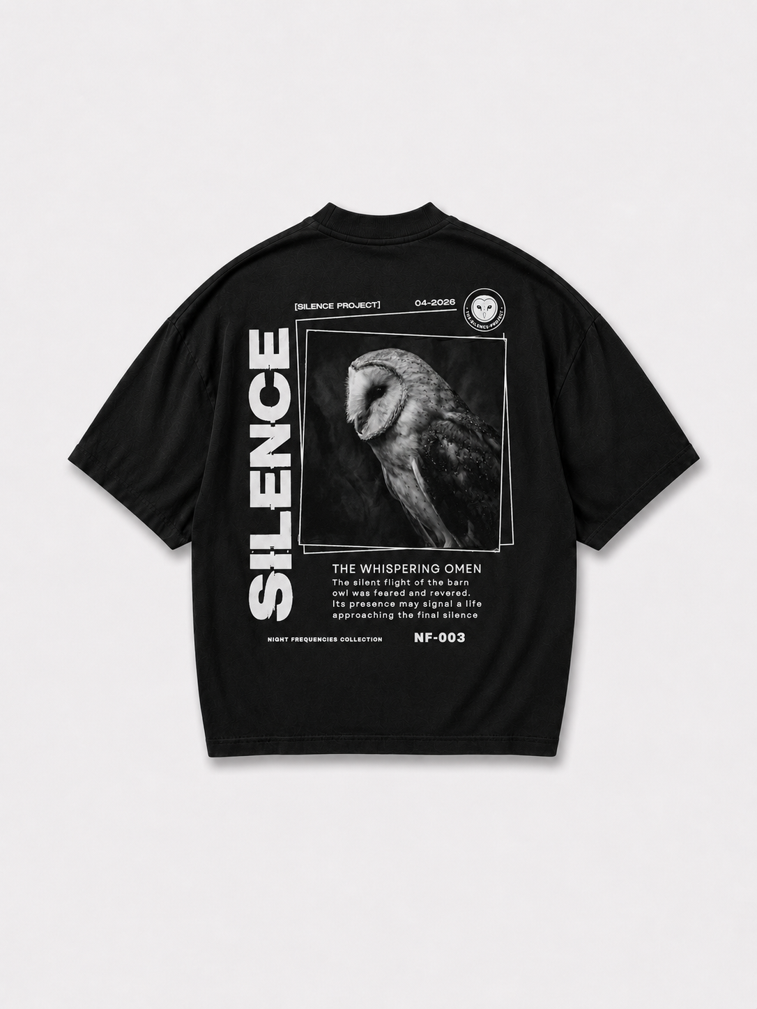 Silence Art — Oversized Art Tee | Unisex