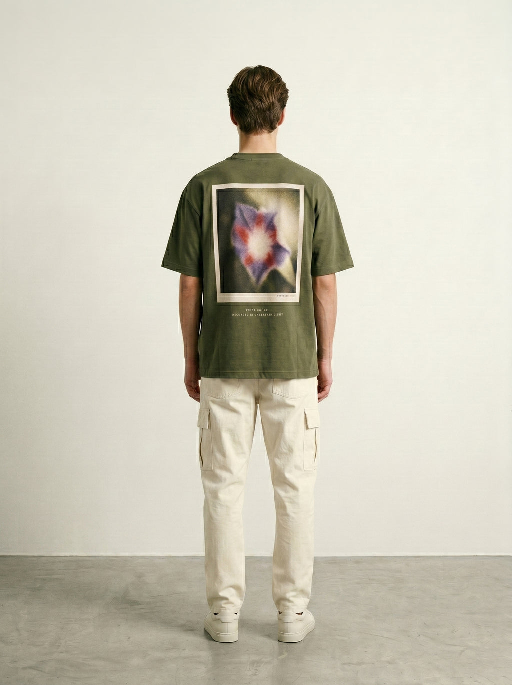 Olive Drape — Oversized Art Tee | Unisex