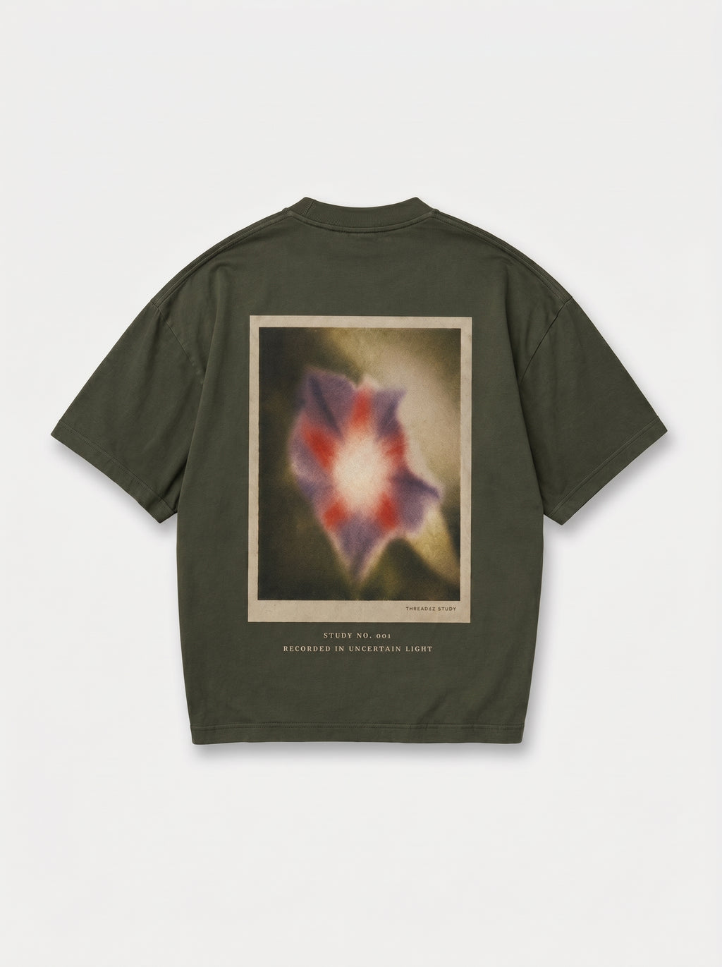 Olive Drape — Oversized Art Tee | Unisex