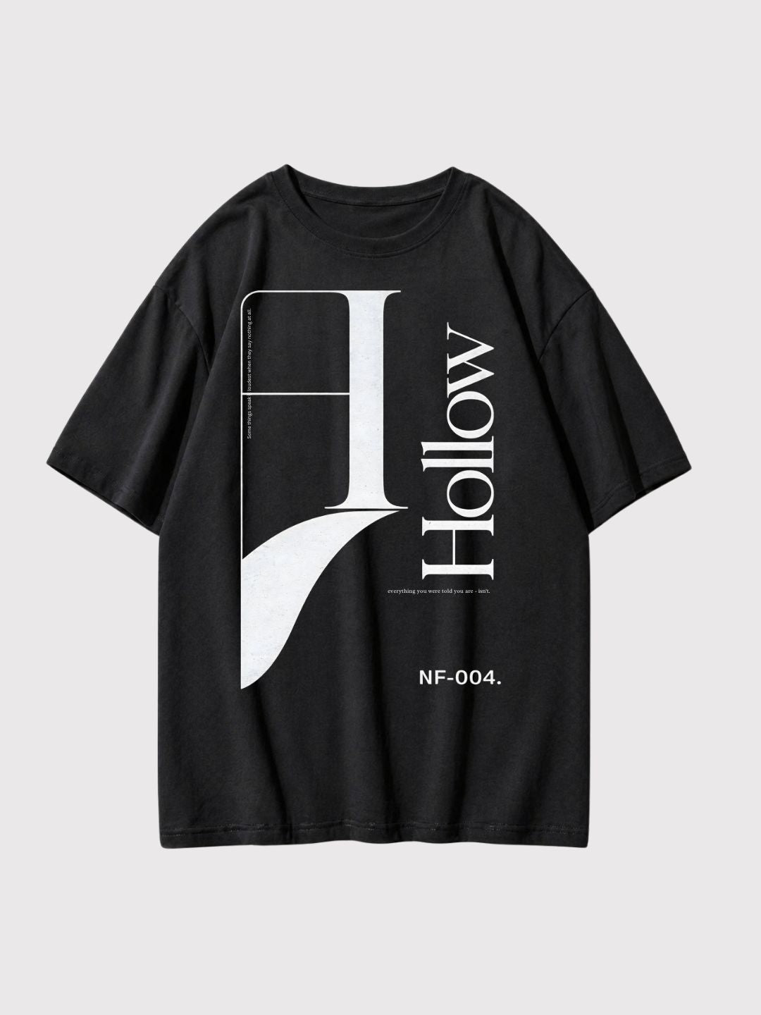 NF-004 Hollow — Oversized Art Tee | Unisex