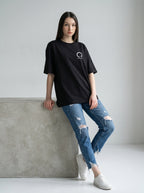 Collapse Into It — Oversized Art Tee | Unisex