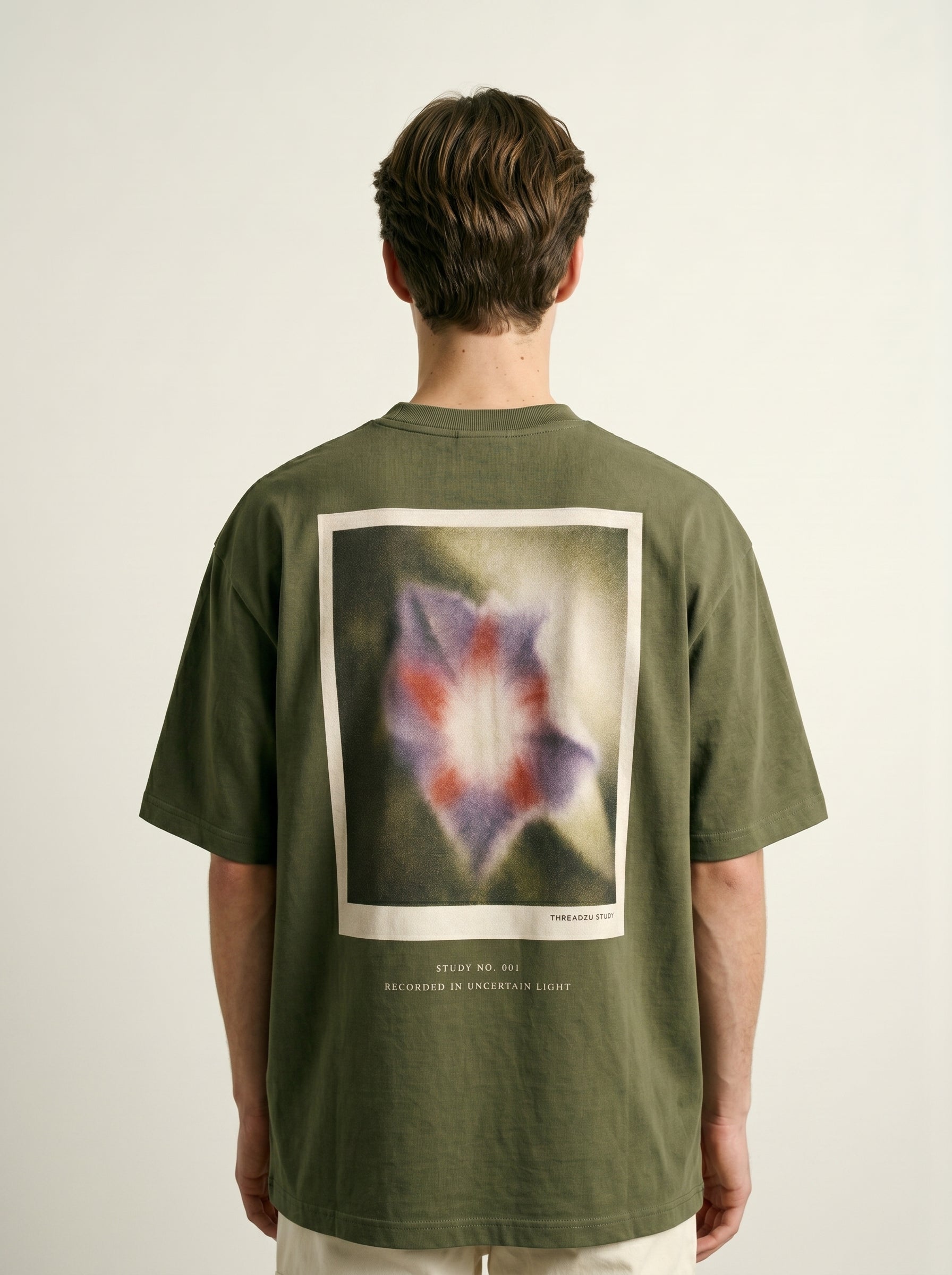 Olive Drape — Oversized Art Tee | Unisex