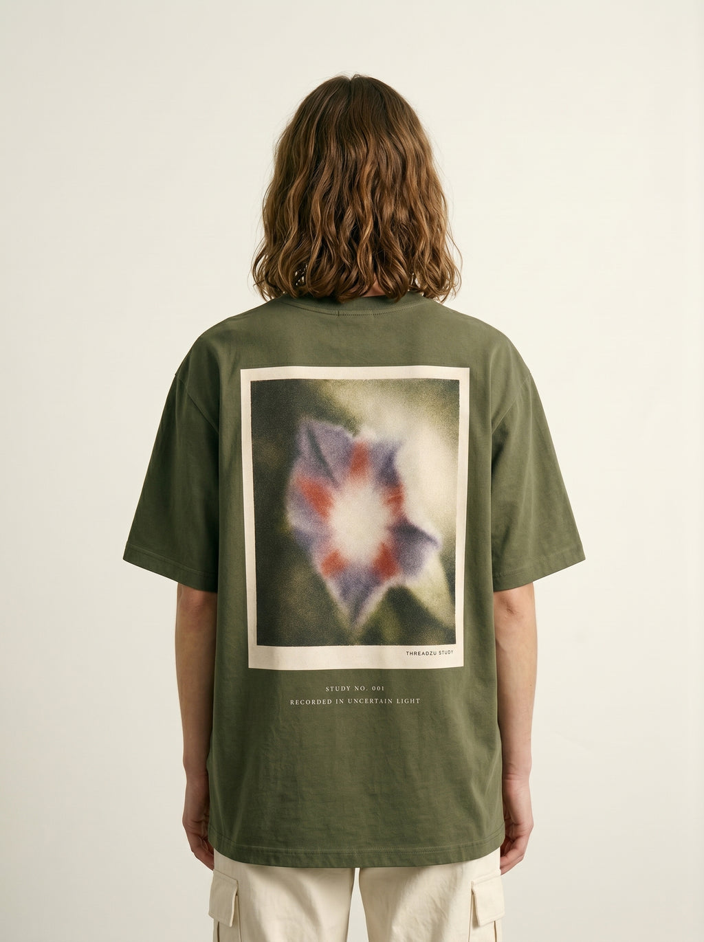 Olive Drape — Oversized Art Tee | Unisex