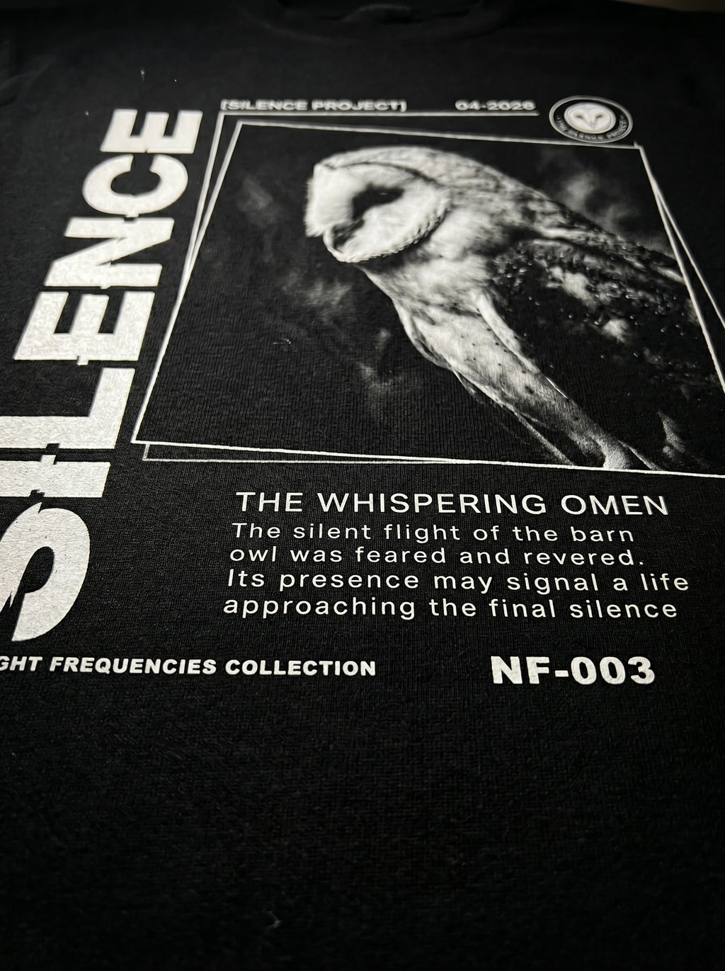 Silence Art — Oversized Art Tee | Unisex