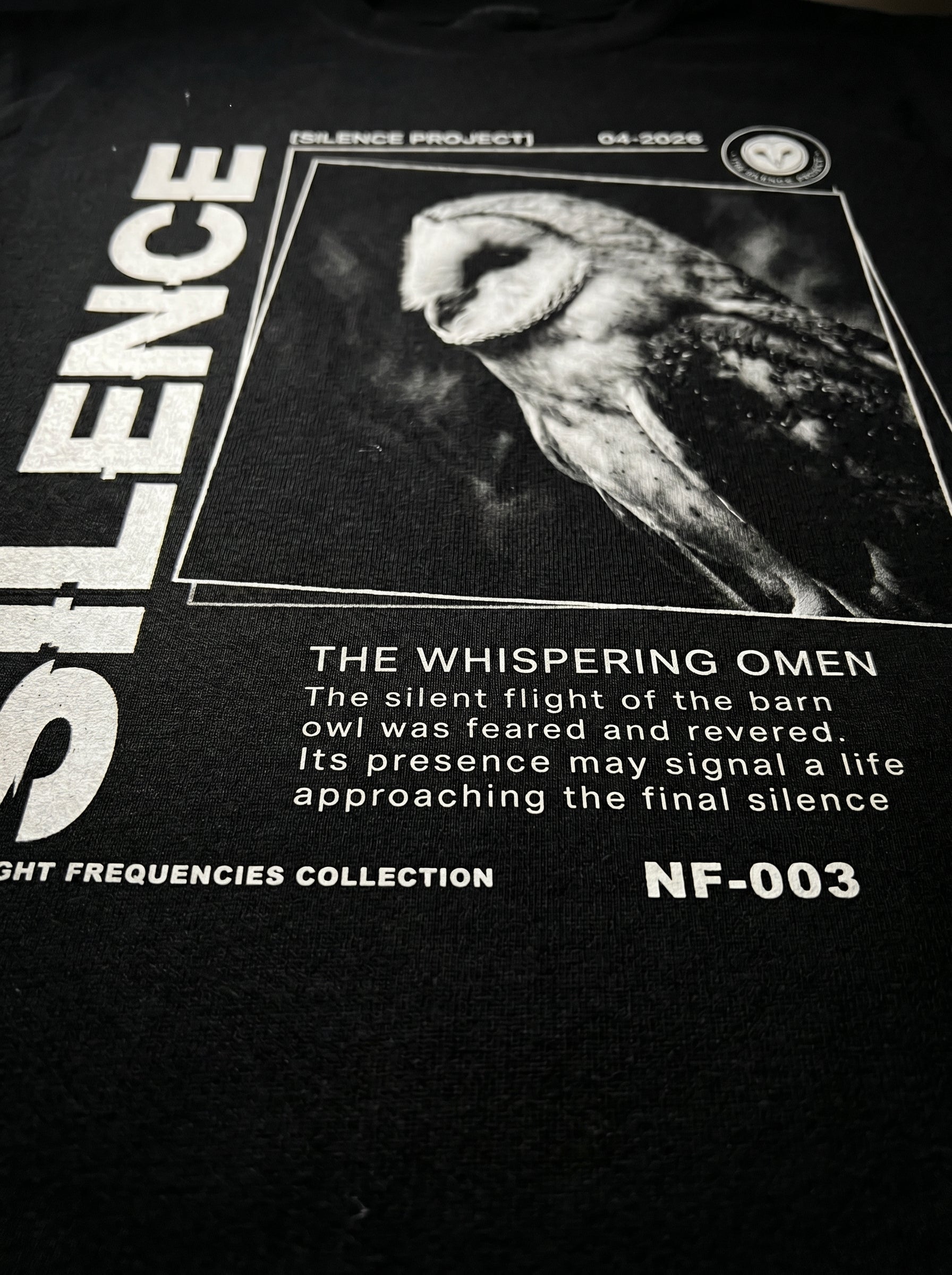 Silence Art — Oversized Art Tee | Unisex